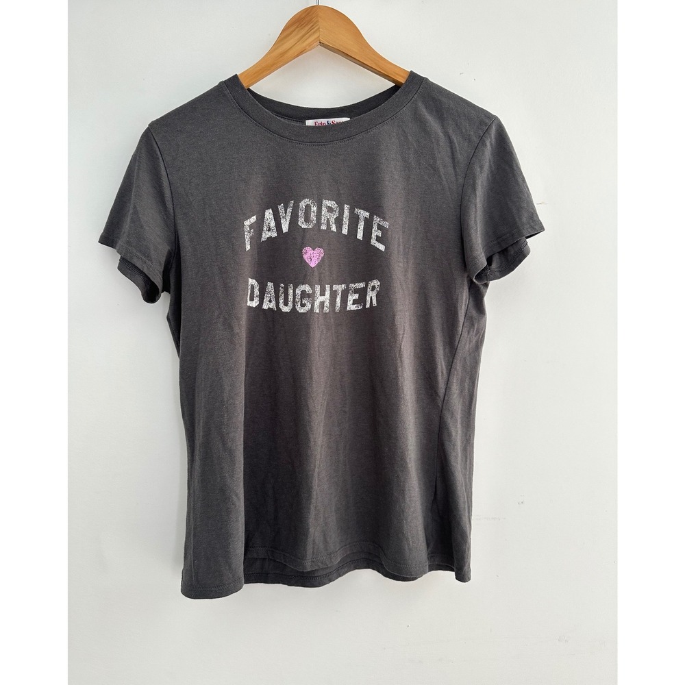 Erin & Sara x Sub Urban Riot Favorite Daughter Graphic Tee Grey Small